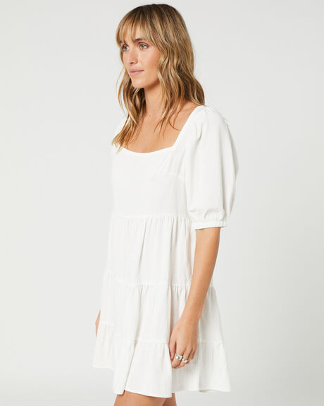 WHITE WOMENS CLOTHING RUSTY DRESSES - DRL1177WHT