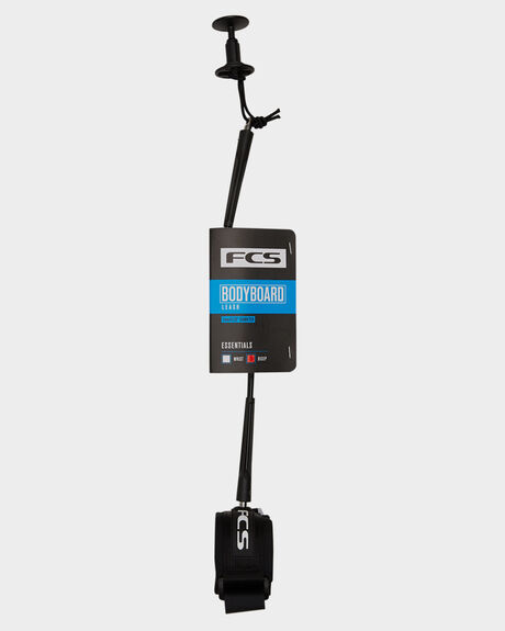 BLACK SURF ACCESSORIES FCS LEASHES - FBBL-BLK-BICBLK