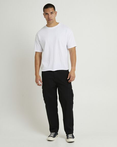 BLACK MENS CLOTHING SPENCER PROJECT PANTS - 1000103828-BLK-28