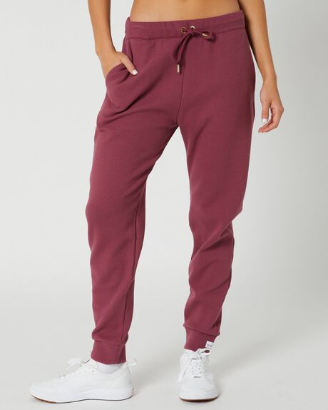 WINE WOMENS ACTIVEWEAR DK ACTIVE LEGGINGS + PANTS - DK11-044-WNE-XS
