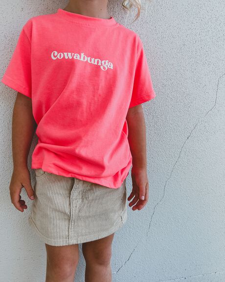 PINK KIDS GIRLS SALTY SHREDS TOPS - CO-1-L-S-2748