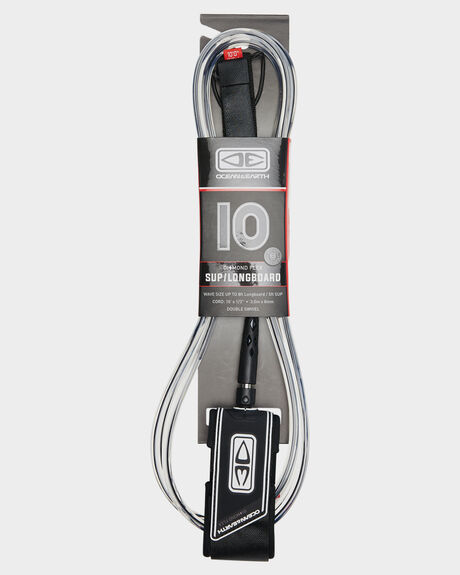 BLACK SURF ACCESSORIES OCEAN AND EARTH LEASHES - LSR10BLK