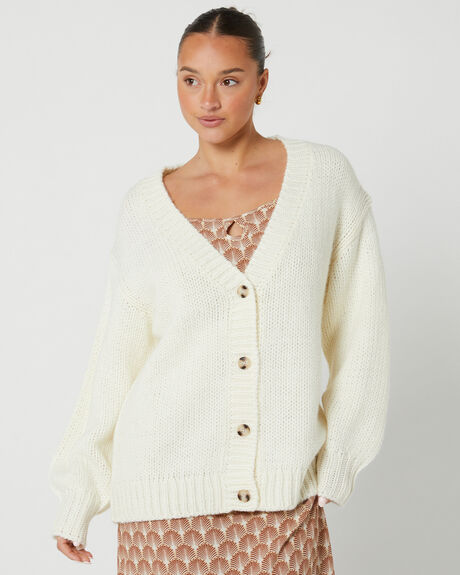 WHITE WOMENS CLOTHING SWELL KNITS + CARDIGANS - SWWW23103CHOC