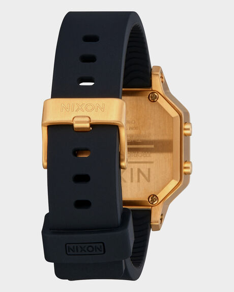 GOLD AND BLACK MENS ACCESSORIES NIXON WATCHES - A1211-513-00