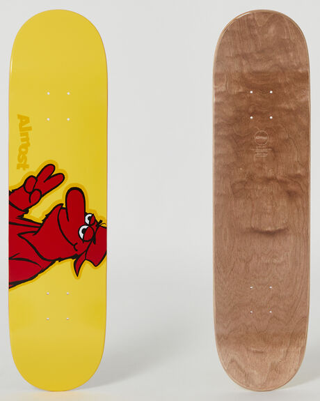 YELLOW SKATE HARDWARE ALMOST DECKS - 10023763YLW