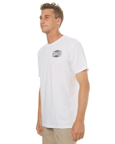 WHITE MENS CLOTHING QUIKSILVER GRAPHIC TEES - EQMZT03052WBB0