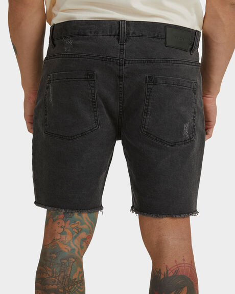 BLACK FADE MENS CLOTHING RVCA SHORTS - UVYWS00105-BCF