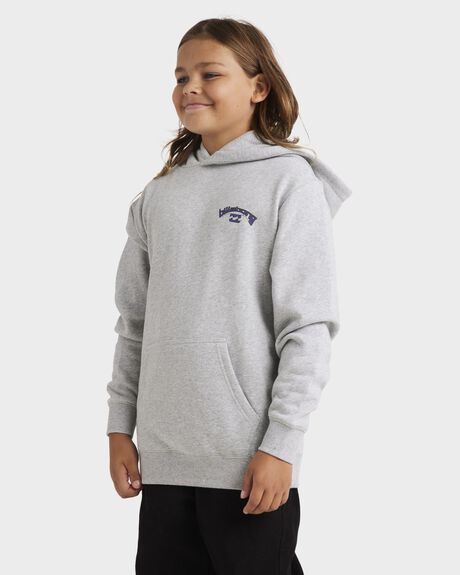 GREY MARLE KIDS YOUTH BOYS BILLABONG JUMPERS + HOODIES - UBBFT00145-GYM