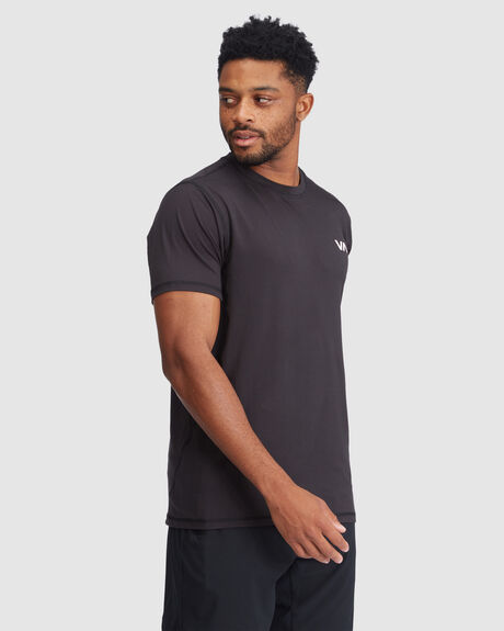 BLACK MENS CLOTHING RVCA SPORTSWEAR - V9021RSV-BLK