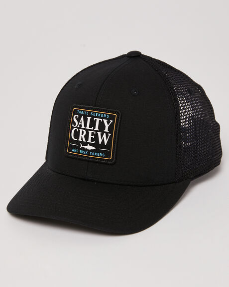 BLACK MENS ACCESSORIES SALTY CREW HEADWEAR - 35035484BLACK