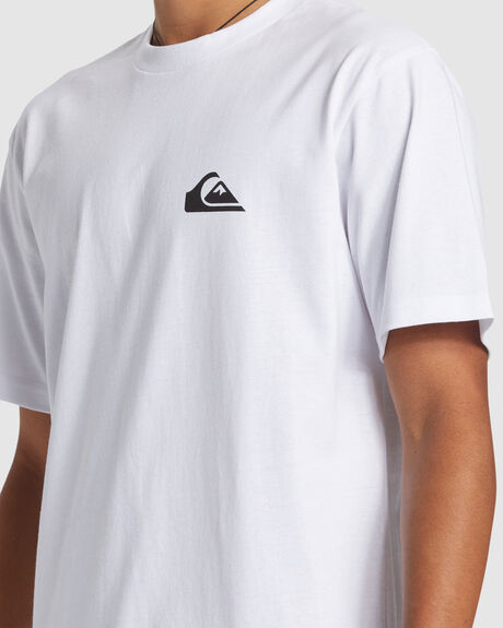 WHITE MENS CLOTHING QUIKSILVER T-SHIRTS + SINGLETS - AQYZT09600-WBB0