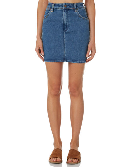 Wrangler Hi Mini Skirt - Isla Blue | SurfStitch