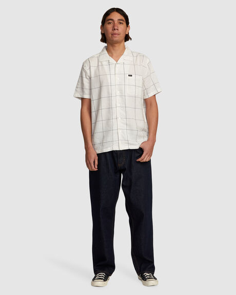 NATURAL MENS CLOTHING RVCA SHIRTS - AVYWT00382-NAT