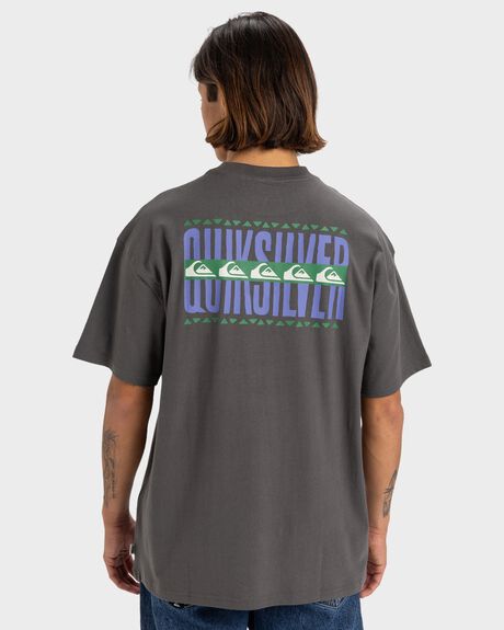 DARK SHADOW MENS CLOTHING QUIKSILVER T-SHIRTS + SINGLETS - UQYZT05515-KRP0