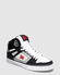BLACK WHITE RED