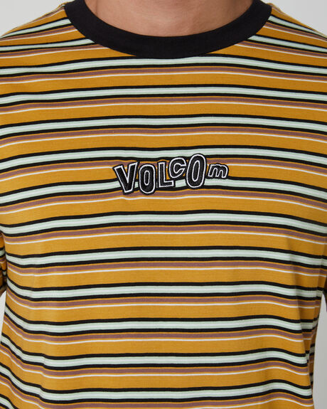 MUSTARD MENS CLOTHING VOLCOM T-SHIRTS + SINGLETS - A0142301-MUS