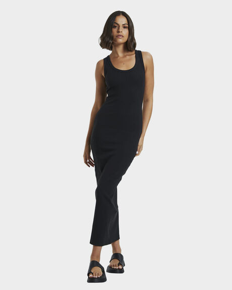 BLACK WOMENS CLOTHING GENERAL PANTS CO. BASICS DRESSES - 47116900026