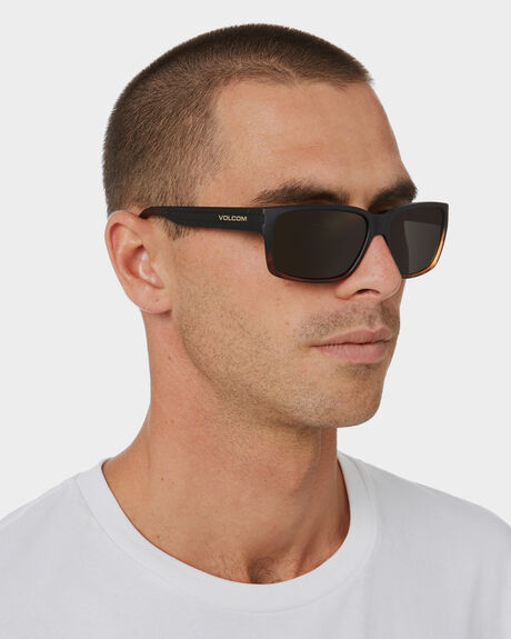 MATTE DARKSIDE MENS ACCESSORIES VOLCOM SUNGLASSES - VE01002002MDRK