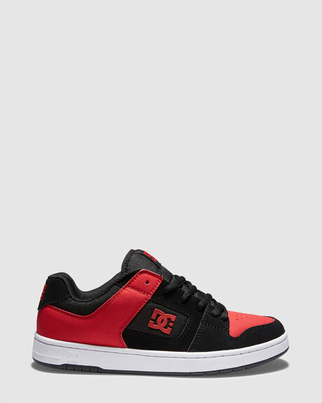 BLACK ATHLETIC RED MENS FOOTWEAR DC SHOES SNEAKERS - ADYS100765-BAH