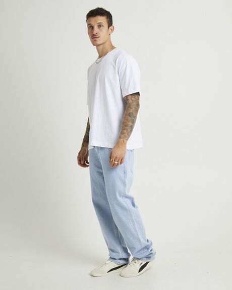 OPTIC WHITE MENS CLOTHING GENERAL PANTS CO. BASICS T-SHIRTS + SINGLETS - GPMS25100-WHT