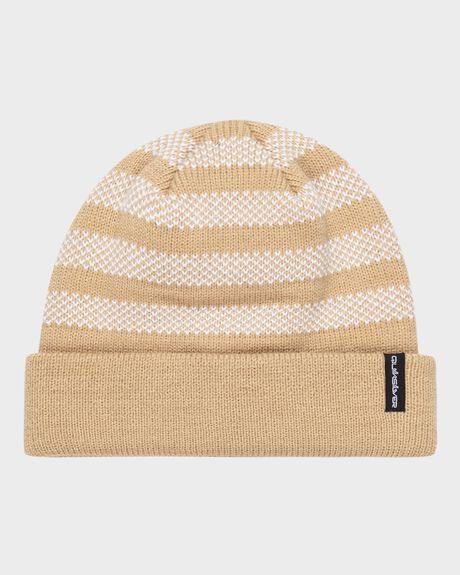 KHAKI MENS ACCESSORIES QUIKSILVER HEADWEAR - AQYHA05449-CJZ0