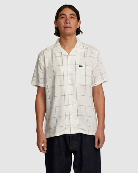 NATURAL MENS CLOTHING RVCA SHIRTS - AVYWT00382-NAT