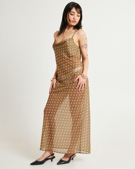 OLIVE WOMENS CLOTHING ALICE IN THE EVE DRESSES - ALWS25273-GRN-XXS