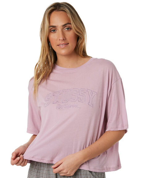 LILAC WOMENS CLOTHING STUSSY TEES - ST193000LIL