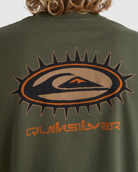 GRAPE LEAF MENS CLOTHING QUIKSILVER GRAPHIC TEES - EQYZT07169-CRE0