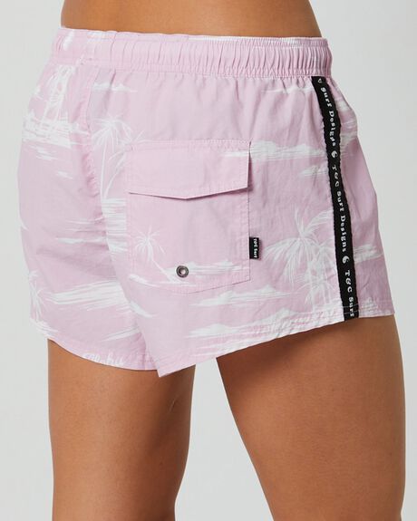 PURPLE WOMENS CLOTHING TOWN AND COUNTRY SHORTS - TC222BSW01C-PUR