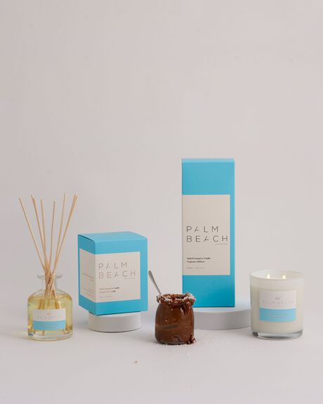 SALTED CARAMEL & VANILLA HOME CANDLES + DIFFUSERS PALM BEACH COLLECTION  - RDXSCAVW