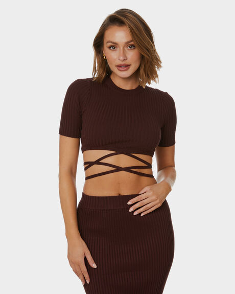 CHOCOLATE WOMENS CLOTHING MINKPINK TOPS - MG2201668CHOC