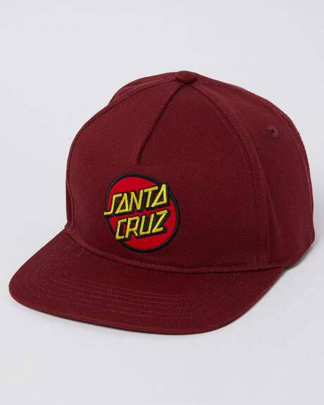 MAROON MENS ACCESSORIES SANTA CRUZ HEADWEAR - SM123-HW02MAROON