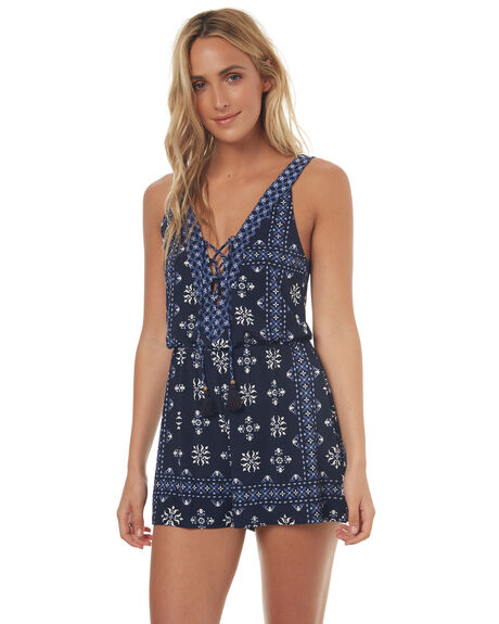 INDIGO WOMENS CLOTHING TIGERLILY PLAYSUITS + OVERALLS - T372405IND