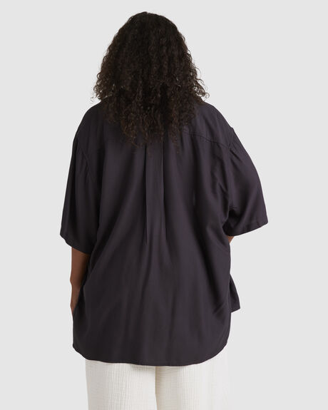 BLACK SANDS WOMENS CLOTHING BILLABONG SHIRTS - ABJWT00458-BSD