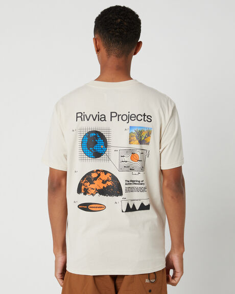 BEIGE MENS CLOTHING RIVVIA PROJECTS T-SHIRTS + SINGLETS - RTE-24323BGE