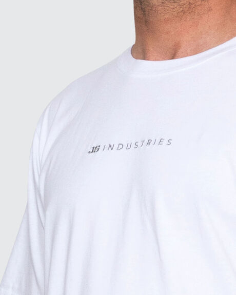 WHITE MENS CLOTHING JS INDUSTRIES GRAPHIC TEES - JSCTT2