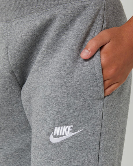 Nike Nike Sportswear Club Fleece Trackpant - Carbon Heather White ...