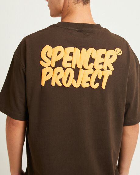 BROWN MENS CLOTHING SPENCER PROJECT T-SHIRTS + SINGLETS - 1000105523-BRN-S