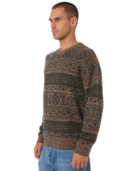 Wrangler Open Road Mens Sweater - Brown Marle | SurfStitch