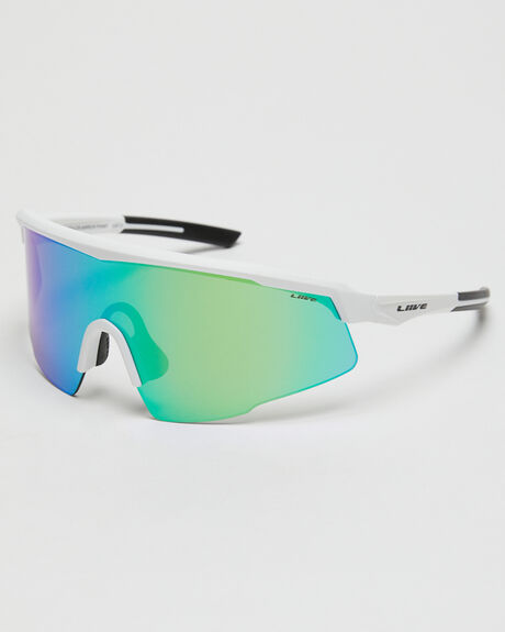 MATT WHITE PURPLE MENS ACCESSORIES LIIVE VISION SUNGLASSES - L0729EMWP