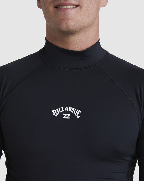 BLACK SURF MENS BILLABONG RASHVESTS - UBYWR03009-BLK