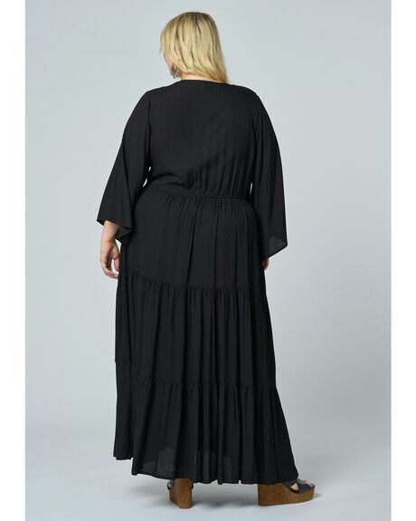 BLACK WOMENS CLOTHING THE POETIC GYPSY DRESSES - CPAW25792001-10
