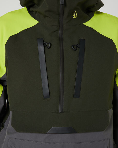 DARK GREY SNOW MENS VOLCOM SNOW JACKET - G0652210DGR