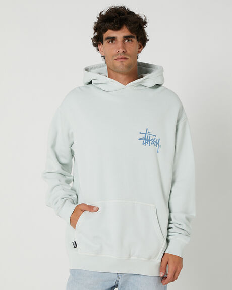 TRANQUIL BLUE MENS CLOTHING STUSSY HOODIES - ST035203TBLUE