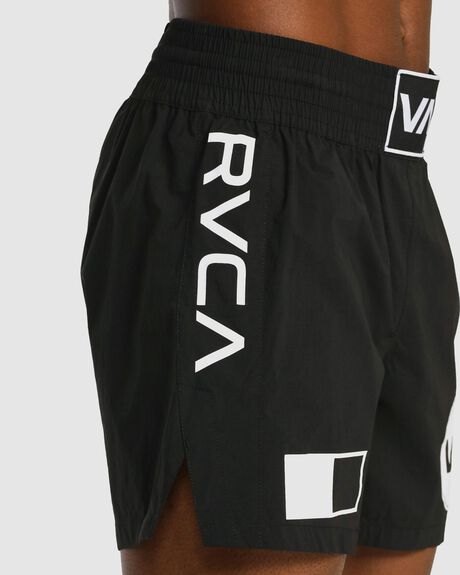 BLACK MENS CLOTHING RVCA SHORTS - AVYWS00224-BLK
