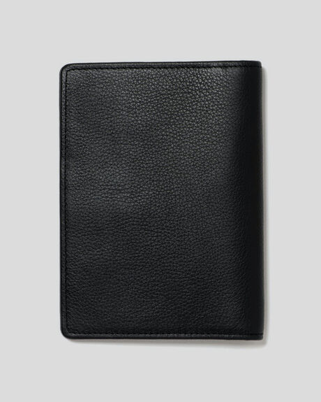 BLACK MENS ACCESSORIES STITCH AND HIDE WALLETS - TC_ATLAS_BLACK