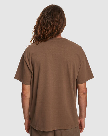 CHOCOLATE CHIP MENS CLOTHING QUIKSILVER GRAPHIC TEES - EQYZT07334-KQD0