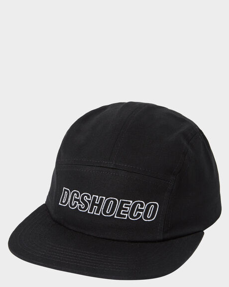 BLACK MENS ACCESSORIES DC SHOES HEADWEAR - EDYHA03152-KVJ0
