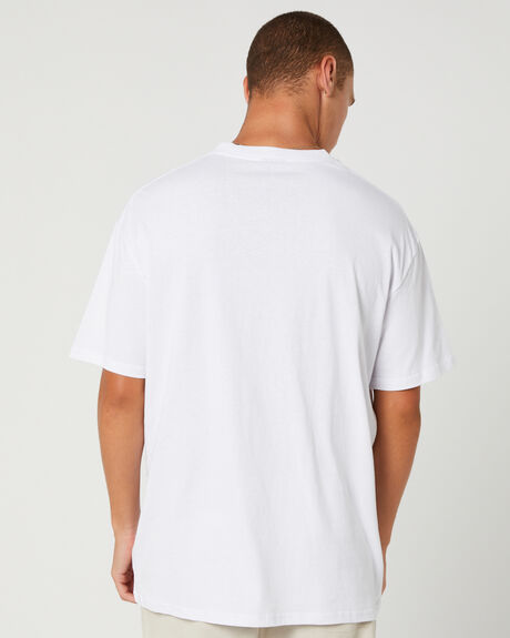 WHITE MENS CLOTHING STUSSY GRAPHIC TEES - ST035008WHITE